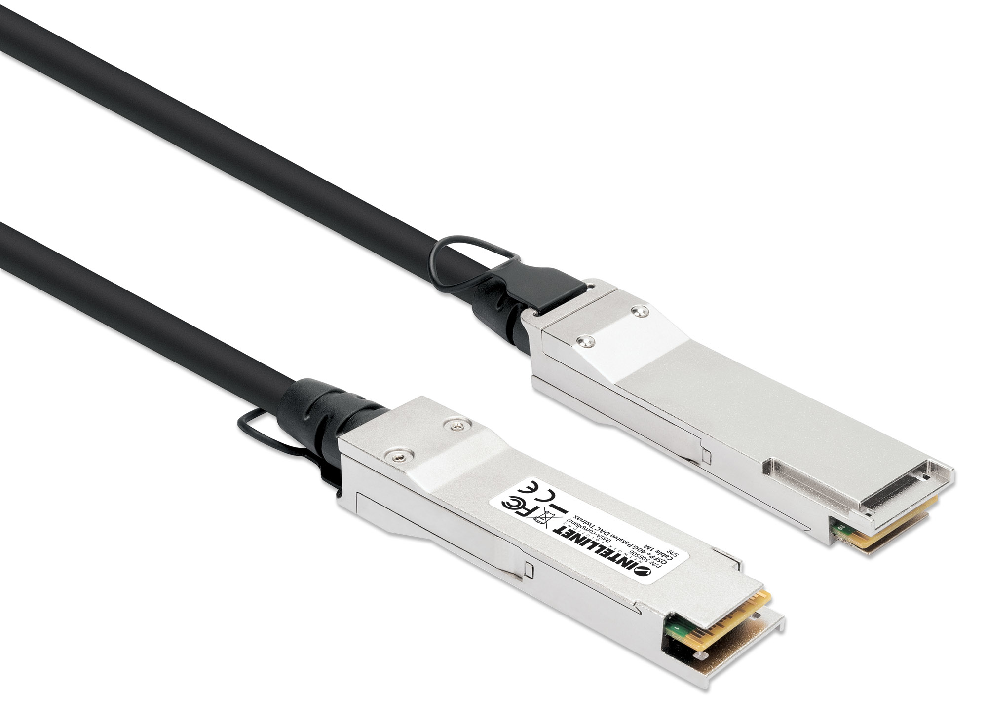 INTELLINET QSFP+ 40G Passives DAC Twinax-Kabel 1,0m MSA-konf