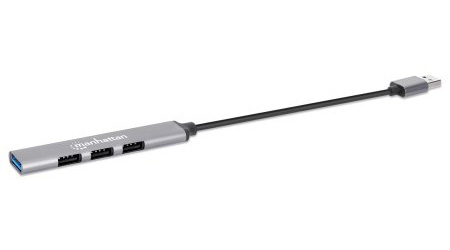 MANHATTAN 4Port USB-A Hub 3x480Mbit/s 1xGbit/s USB-A Stecker