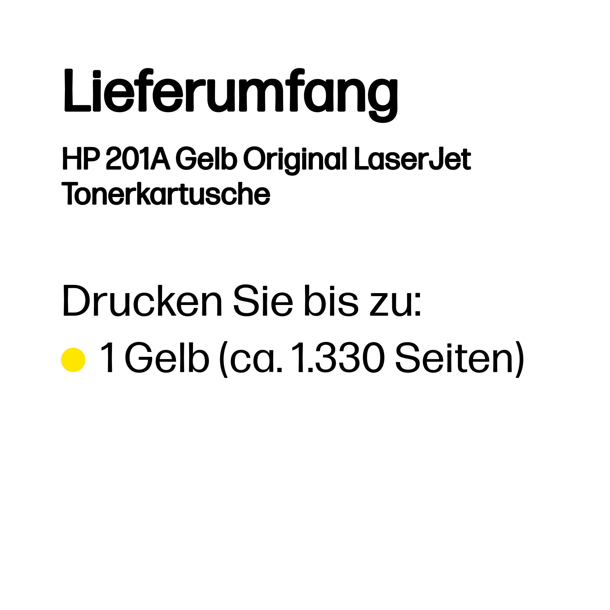 HP 201A      Gelb        LaserJet    Tonerpatrone