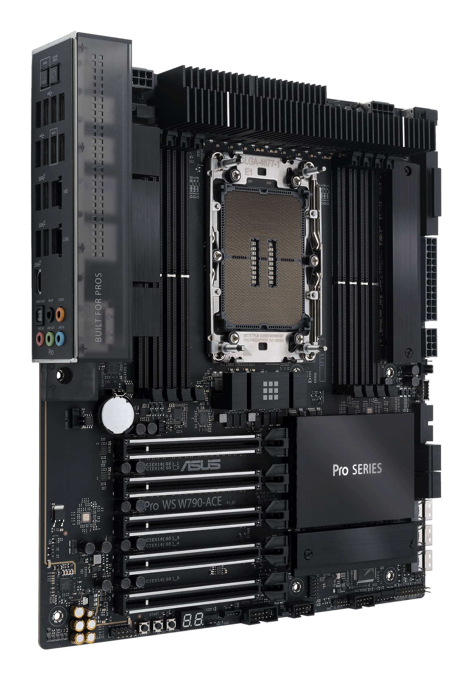 ASUS PRO WS W790-ACE (INTEL,4677,DDR5,CEB) Mainboards INTEL