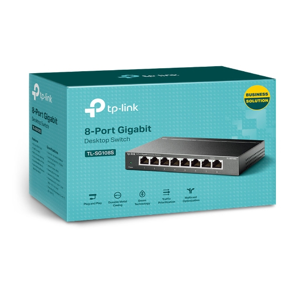 TP-Link TP-Link TL-SG108S(UN) 8-Port Gigabit Desktop Switch