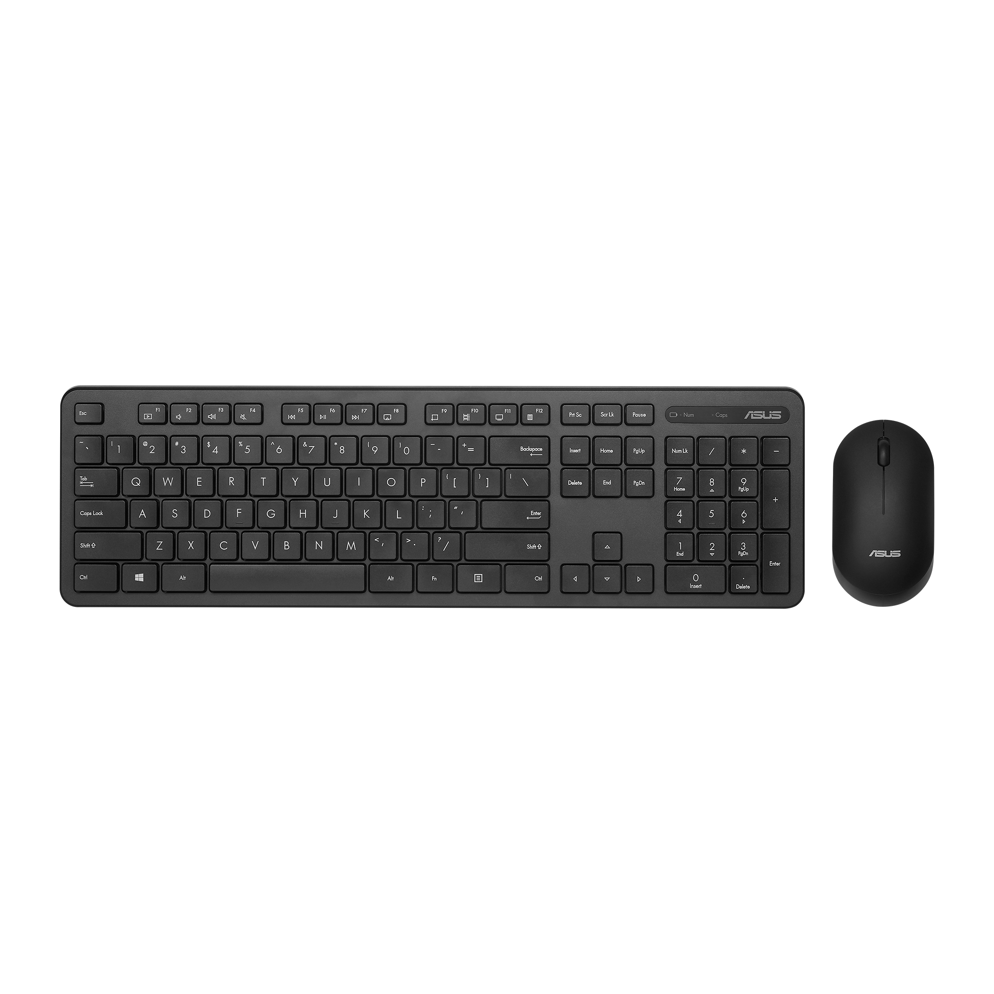 ASUS CW100 Tastatur-Maus-Set wireless schwarz ASUS CW100 Tastatur-Maus-Set wireless schwarz
