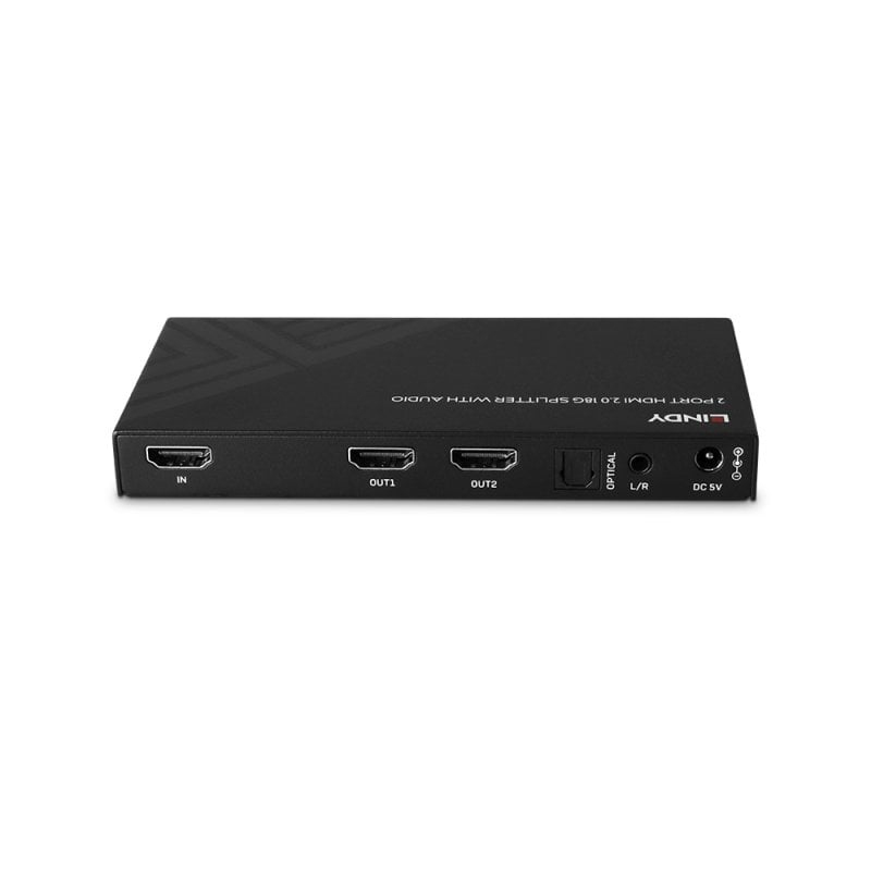 LINDY 2 Port HDMI 8K60 Splitter mit Audio KVM