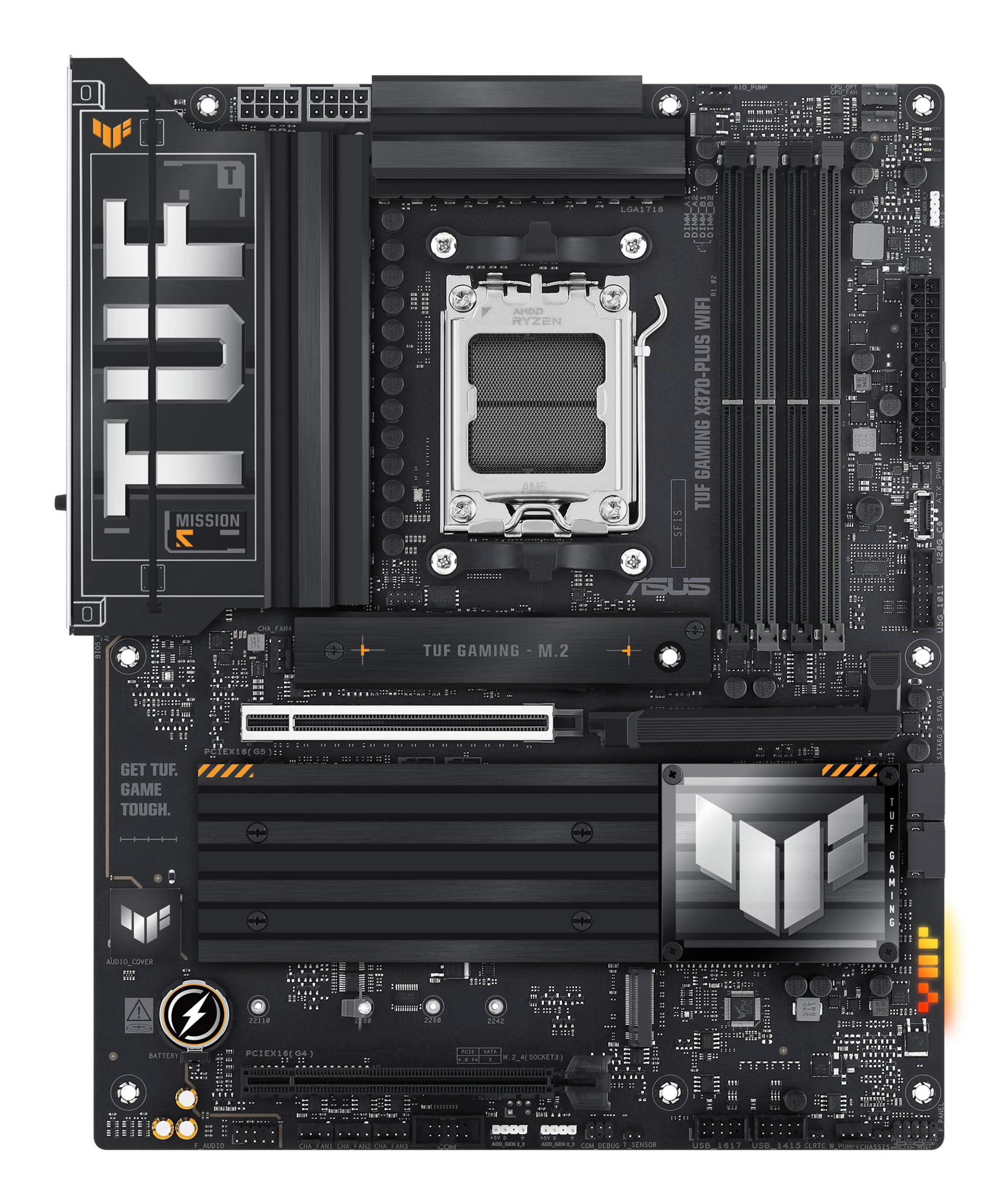 ASUS TUF GAMING X870-PLUS WIFI (AMD,AM5,DDR5,ATX)