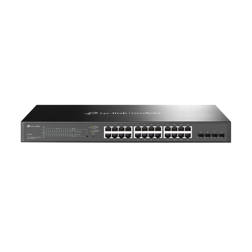 TP-Link Omada TL-SG2428P 24-Port Gigabit PoE+ L2 Smart Switch 4xSFP