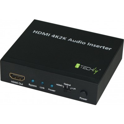 Techly HDMI/&shy;DVI 4K2K Audio Inserter