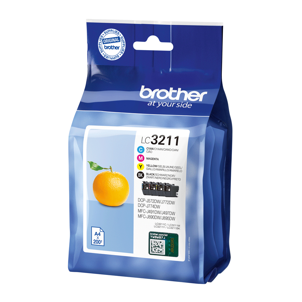 Patrone Brother LC-3211VAL Farbtintenset