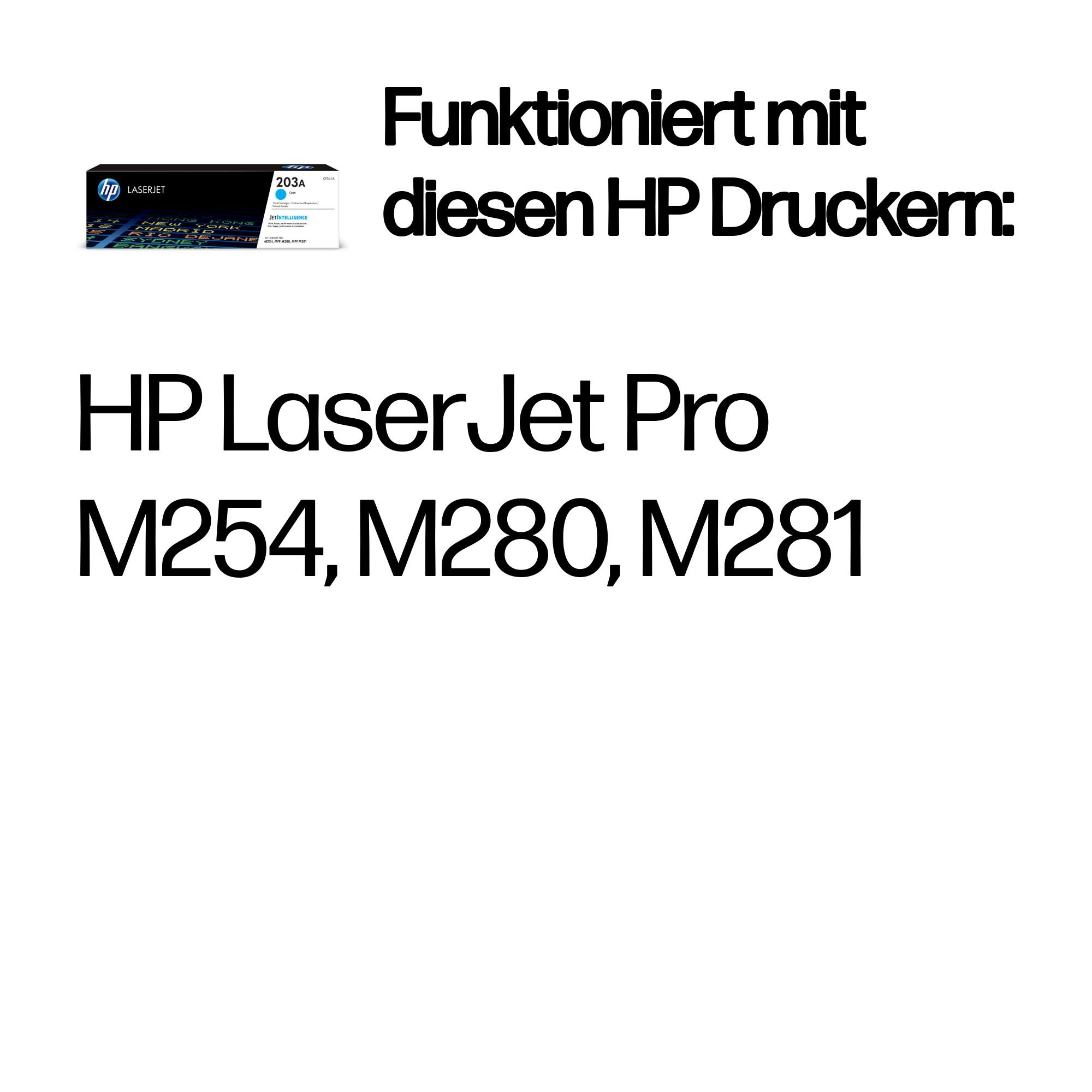 HP 203A Cyan LaserJet Tonerpatrone