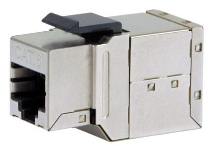 Equip Keystone-Koppler geschirmt Cat6 2xRJ45 8Stk sil