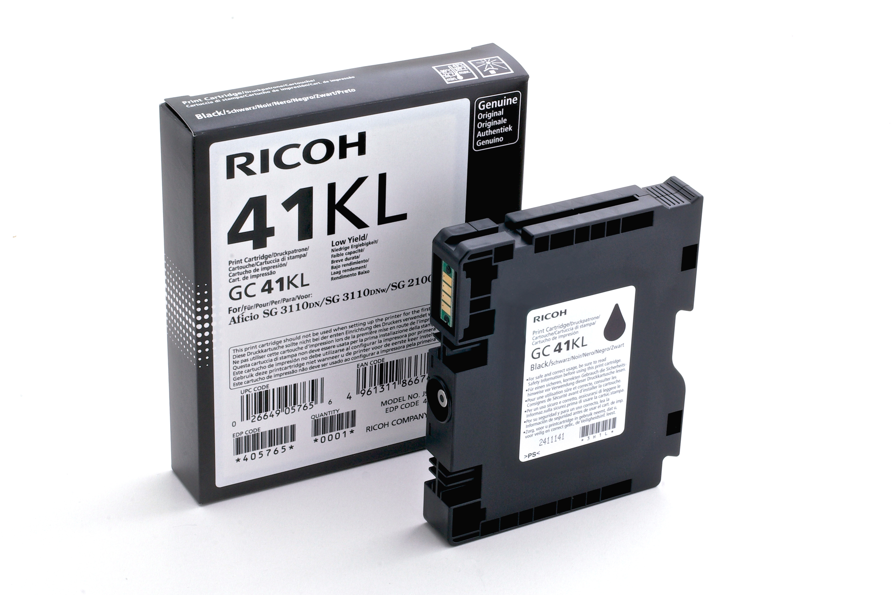 Ricoh Patrone GC41KL black 600 Seiten 405765 Patronen Ricoh
