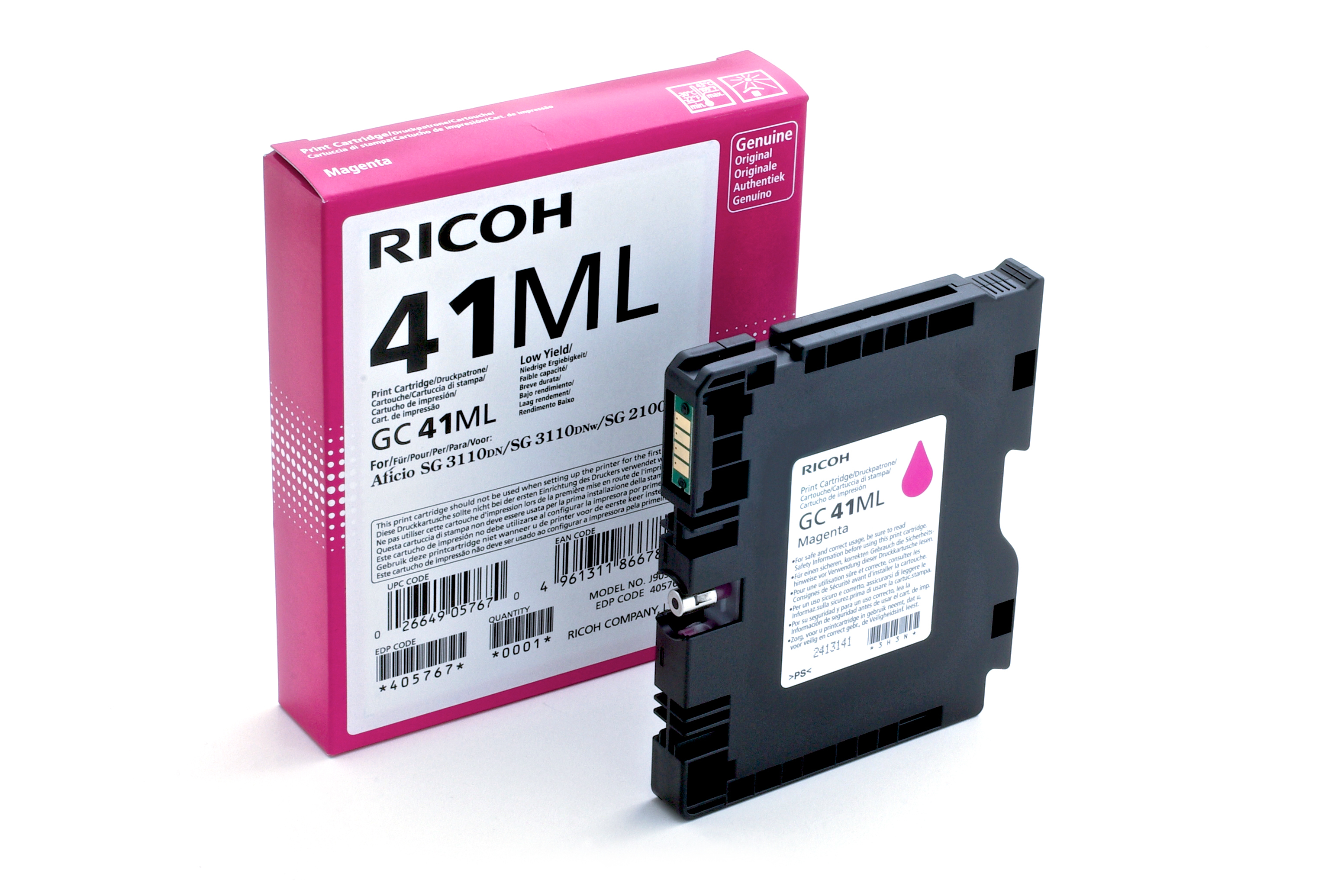 Ricoh Patrone GC41ML magenta 600 Seiten 405767