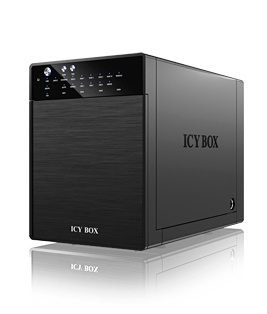 Geh. IcyBox USB 3.0/&shy;eSata 4x3,5" SATAI-III IB-RD3640SU3 RAID