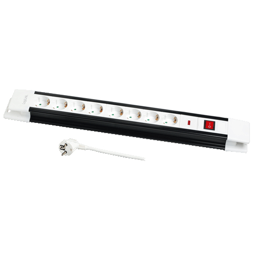 Logilink Steckdosenleiste 8-fach, 1,5m 250V/&shy;16A m. Schalter