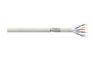 Logilink Patchkabel PrimeLine, Cat.6, S/&shy;FTP, grau, 100 m