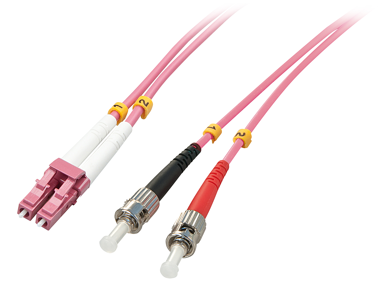LINDY LWL-Duplexkabel LC/&shy;ST OM4 5m 50/&shy;125æm Multimode
