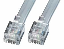LINDY RJ-12 Kabel 6/&shy;6 1:1-verbunden 3m