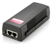 LevelOne PoE-Injektor FE 2x PSE 15.4W/&shy;6KV            schwarz