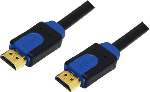 Logilink HDMI-Kabel Ethernet A -> A St/St 3.00m Gold
