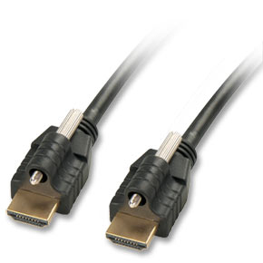 LINDY HDMI-Kabel mit Ethernet & 2x Steckerschloss Typ A/&shy;A 5m