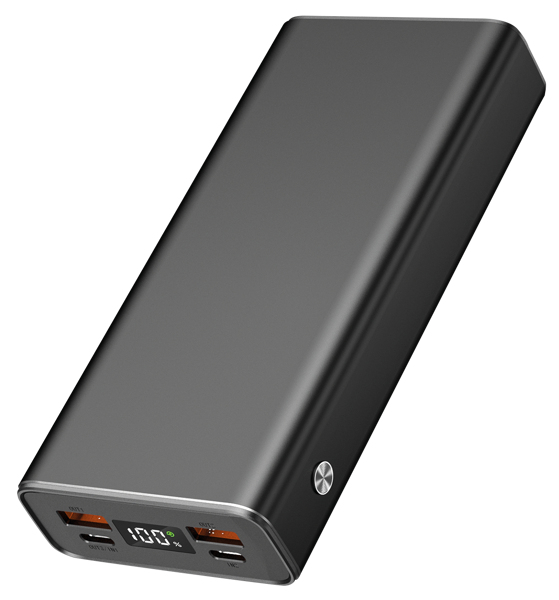 2GO Powerbank 20000mAh 2x USB-A 1x USB-C fast charging ALU 2GO Powerbank 20000mAh 2x USB-A 1x USB-C fast charging ALU