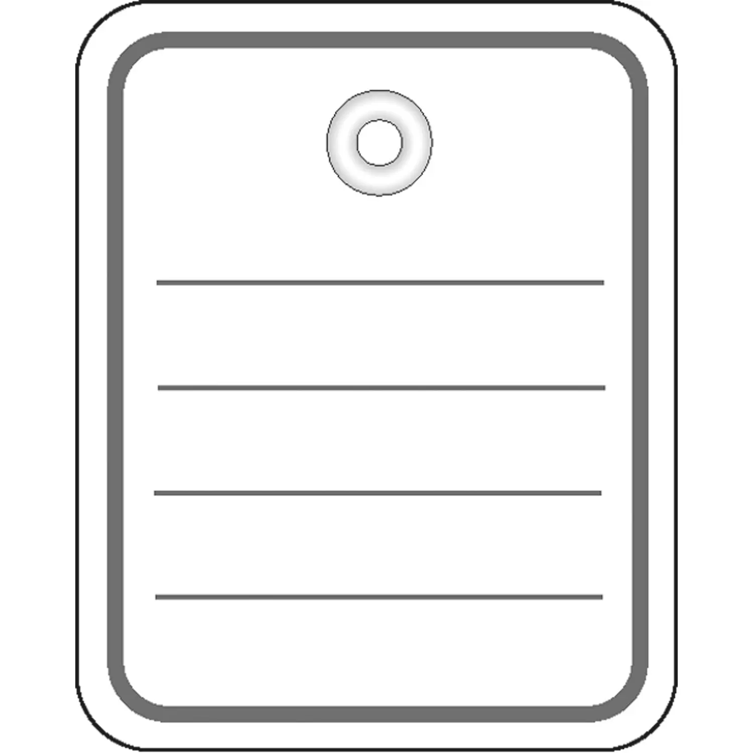 HERMA Anhäng. 40x50 mm m.Kunststofföse-Faden-Splint 1000 St.