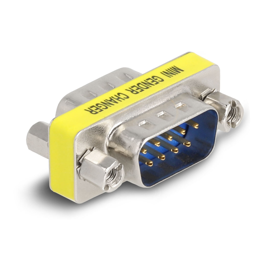 DELOCK D-Sub  9Pin  St/&shy;St (Mutter-Mutter) 2 St.