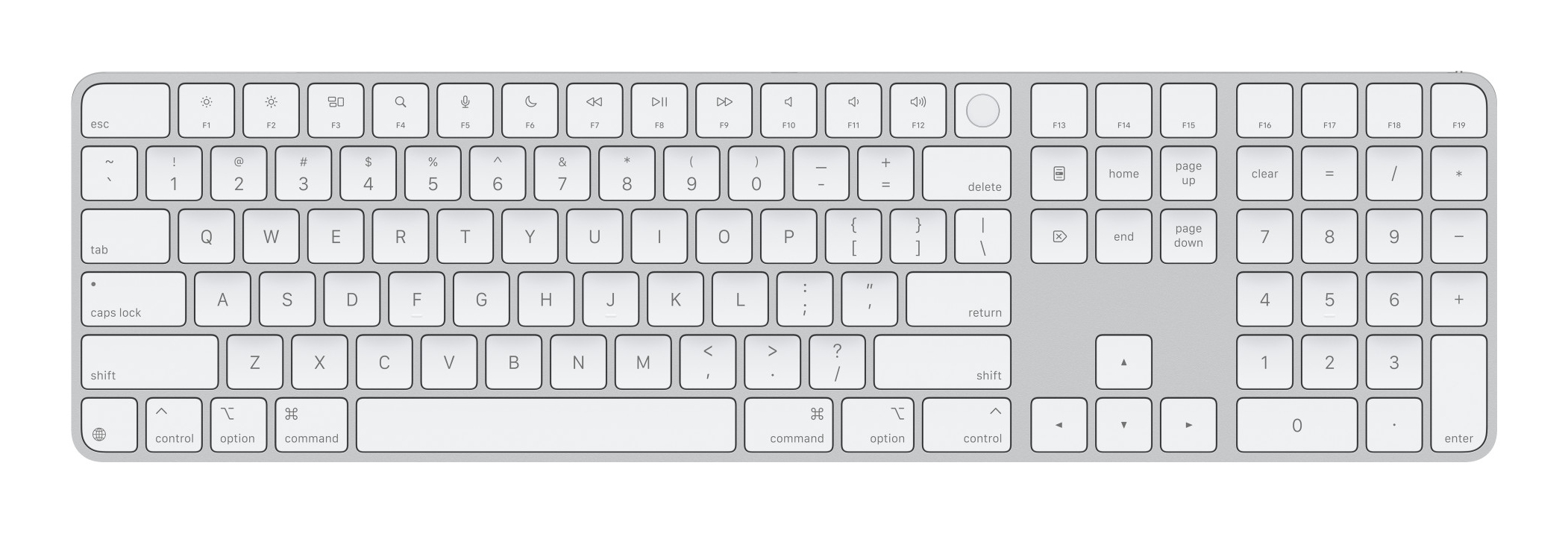 Apple Magic Keyboard mit Touch ID und MKMZB (US-Englisch) Apple Magic Keyboard mit Touch ID und MKMZB (US-Englisch)