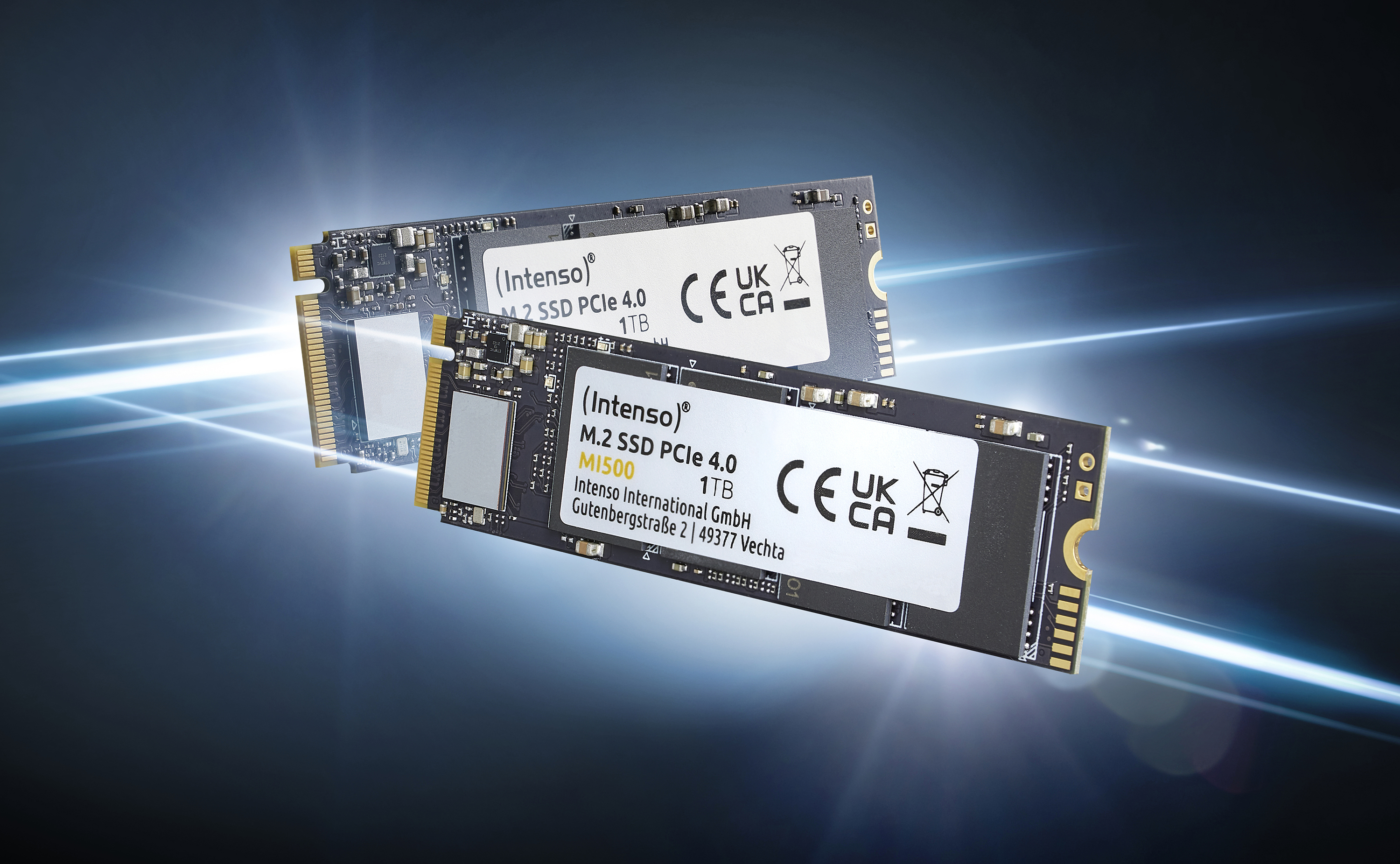 Intenso M.2 SSD PCIe MI500   1TB Gen.4x4 NVME 1.4 intern retail