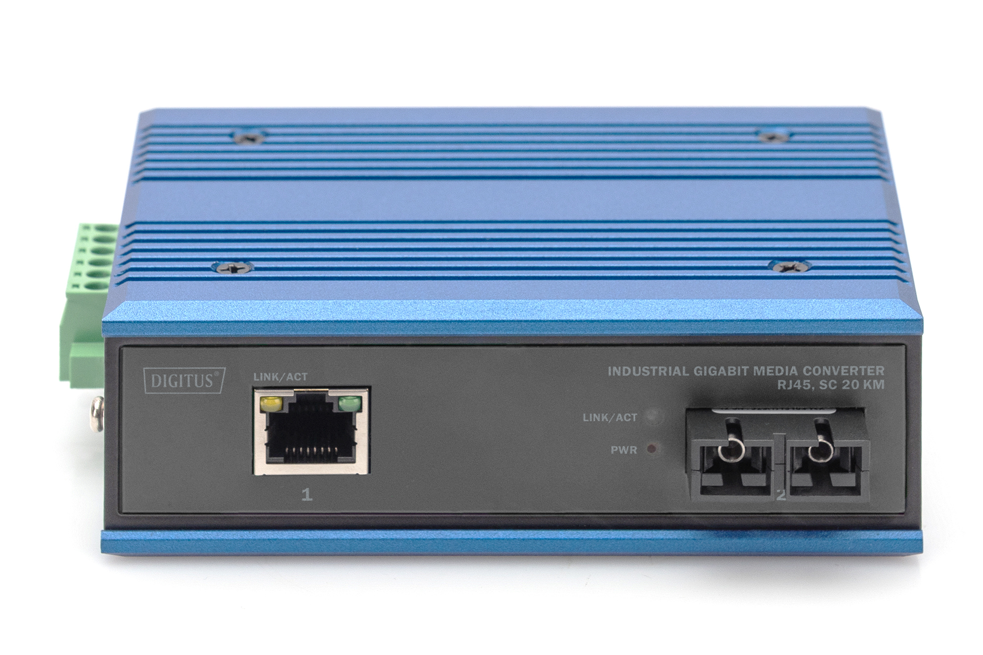 DIGITUS Gigabit Medienkonverter RJ45, SC 20 km
