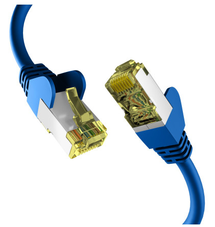 EFB RJ45 Patchkabel S/&shy;FTP Cat.6a PIMF 30.00m blau