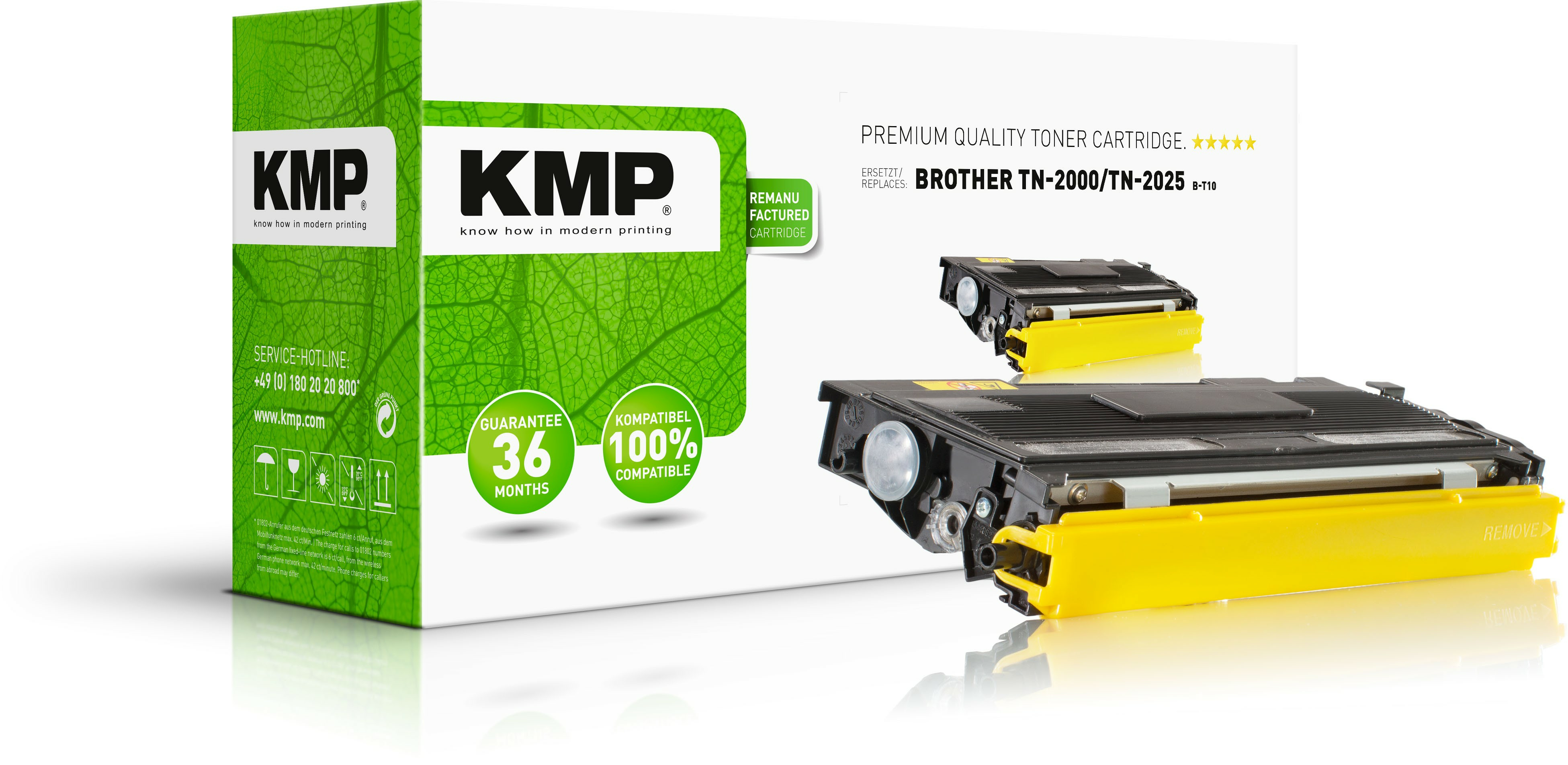 KMP Toner Brother TN-2000/&shy;TN2000 black 2500 S. B-T10 remanufactu