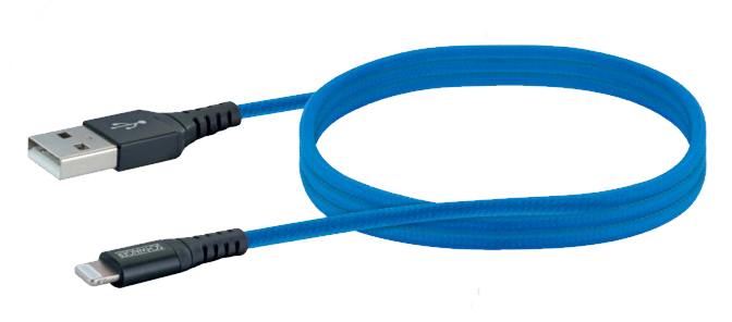 Schwaiger USB-Kabel 2.0 A auf Apple Lightning 1,20m Blau Schwaiger USB-Kabel 2.0 A auf Apple Lightning 1,20m Blau