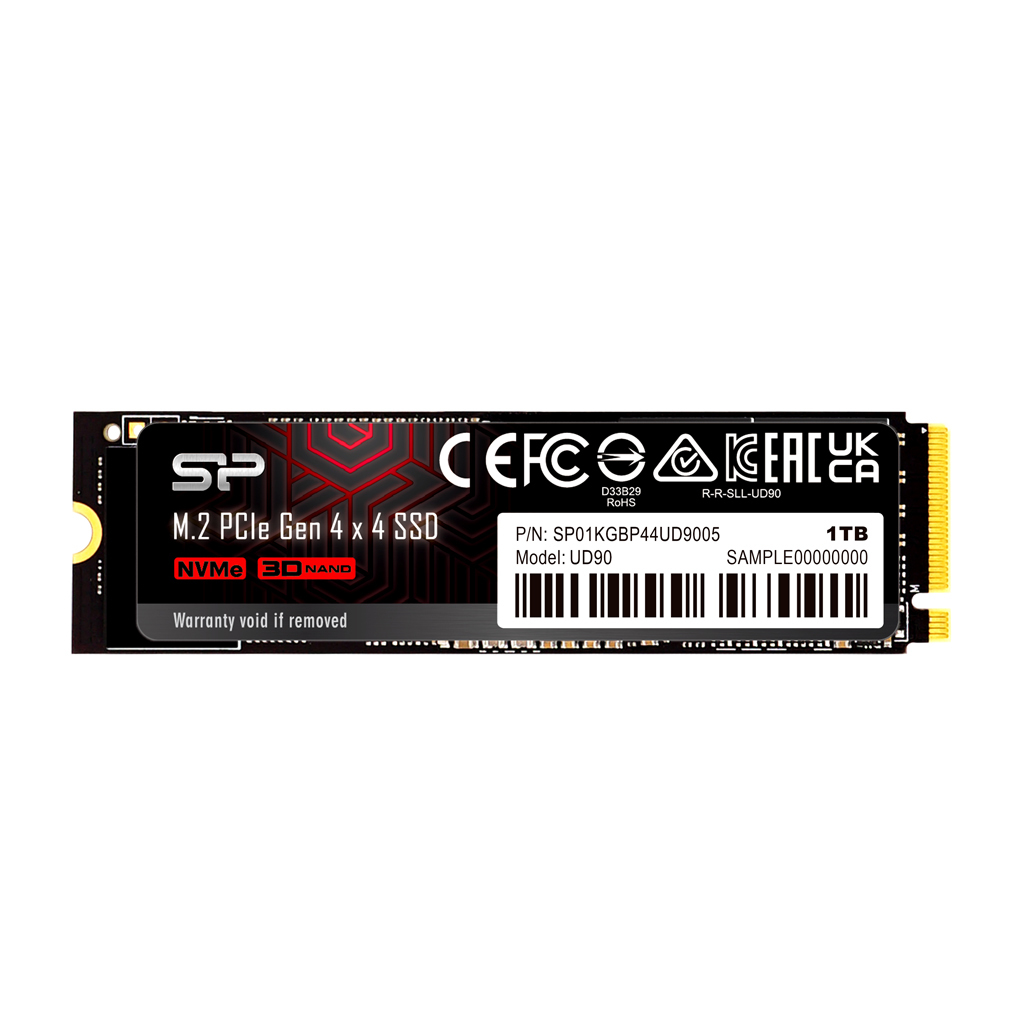 Silicon Power SSD 1TB M.2 PCIe Gen 4x4 NVMe UD90 3D Nand Silicon Power SSD 1TB M.2 PCIe Gen 4x4 NVMe UD90 3D Nand