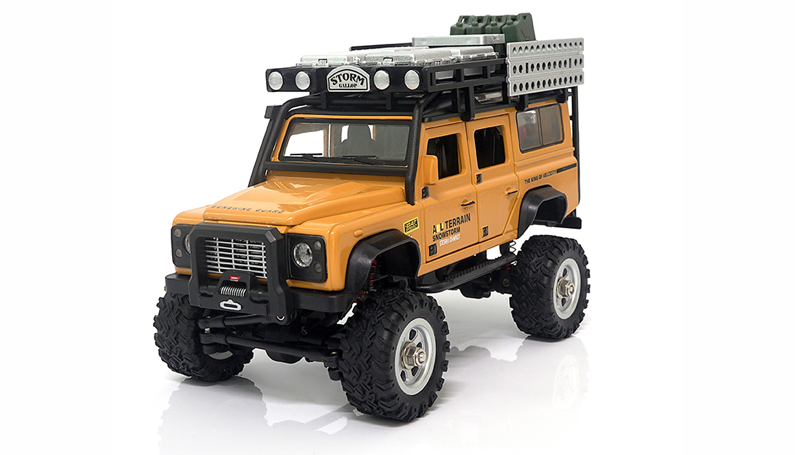 Amewi RC Auto D90X28 Crawler 4WD Li-Po Akku 300mAh gelb /­8+ Amewi RC Auto D90X28 Crawler 4WD Li-Po Akku 300mAh gelb /­8+