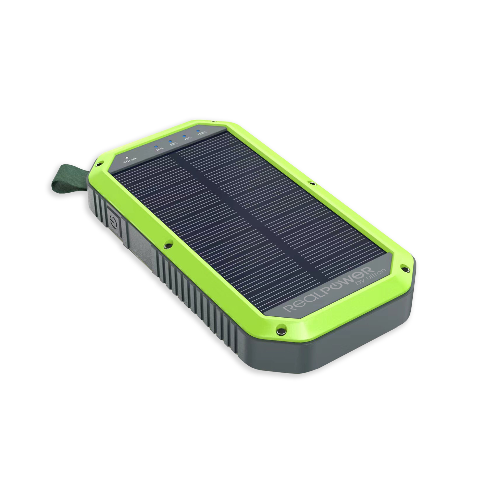 RealPower Powerbank PB-10000 Solar schwarz 10.000mAh RealPower Powerbank PB-10000 Solar schwarz 10.000mAh