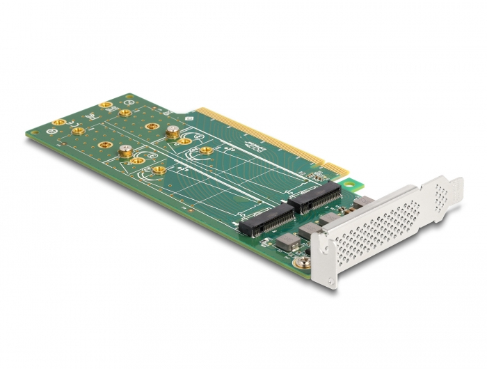 DELOCK PCI Expr 16Karte > 4x int. NVMe M.2 Key M Bifurcation