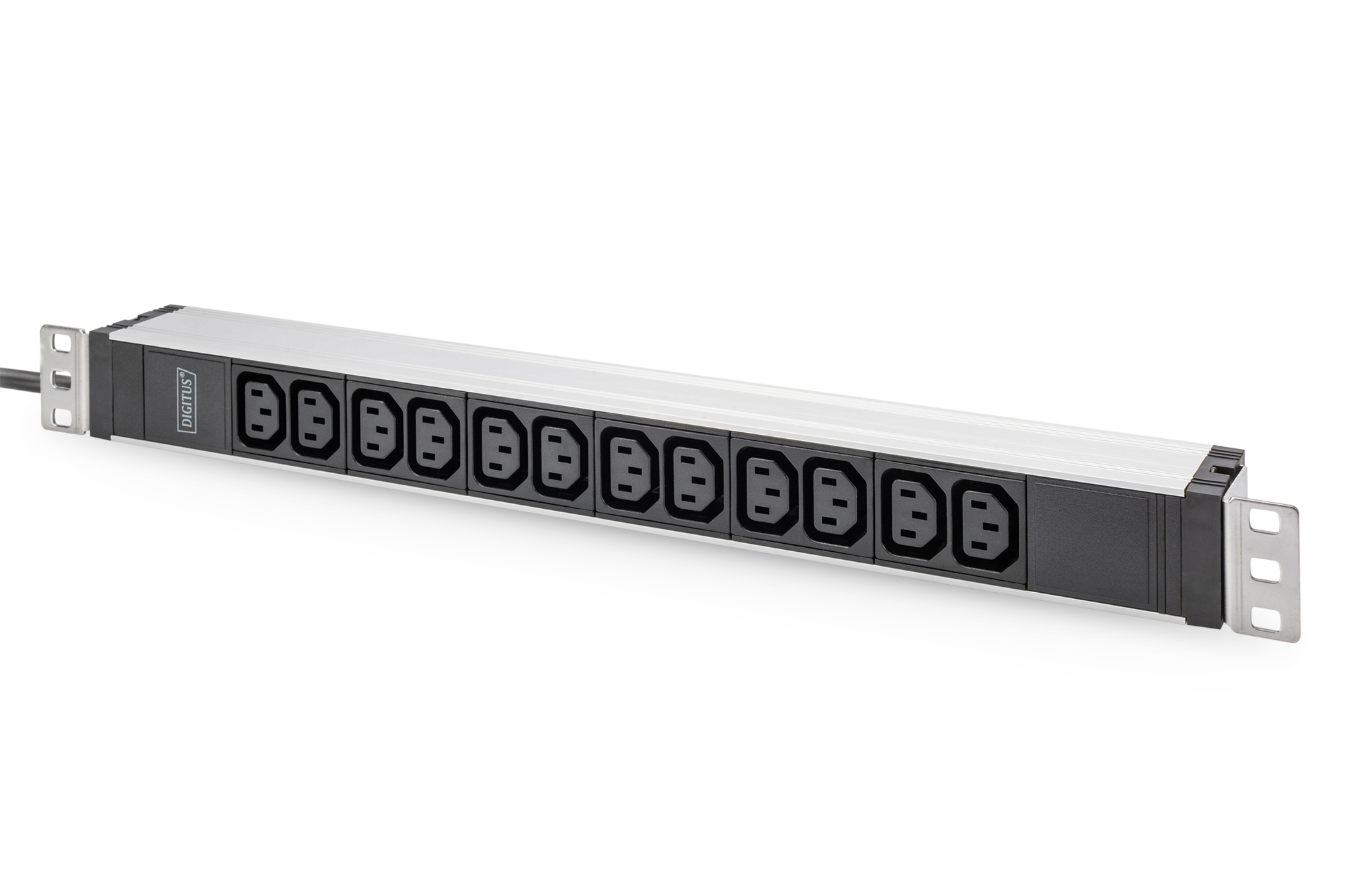 DIGITUS PDU 1U    12xC13        Ausgänge 230V/&shy;16A schwarz