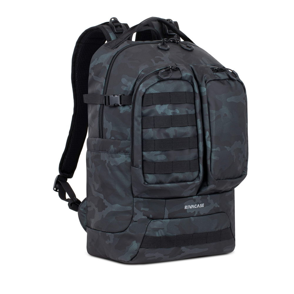 Riva NB Rucksack Sherwood 17,3"10,5" 32L grau camo 7661