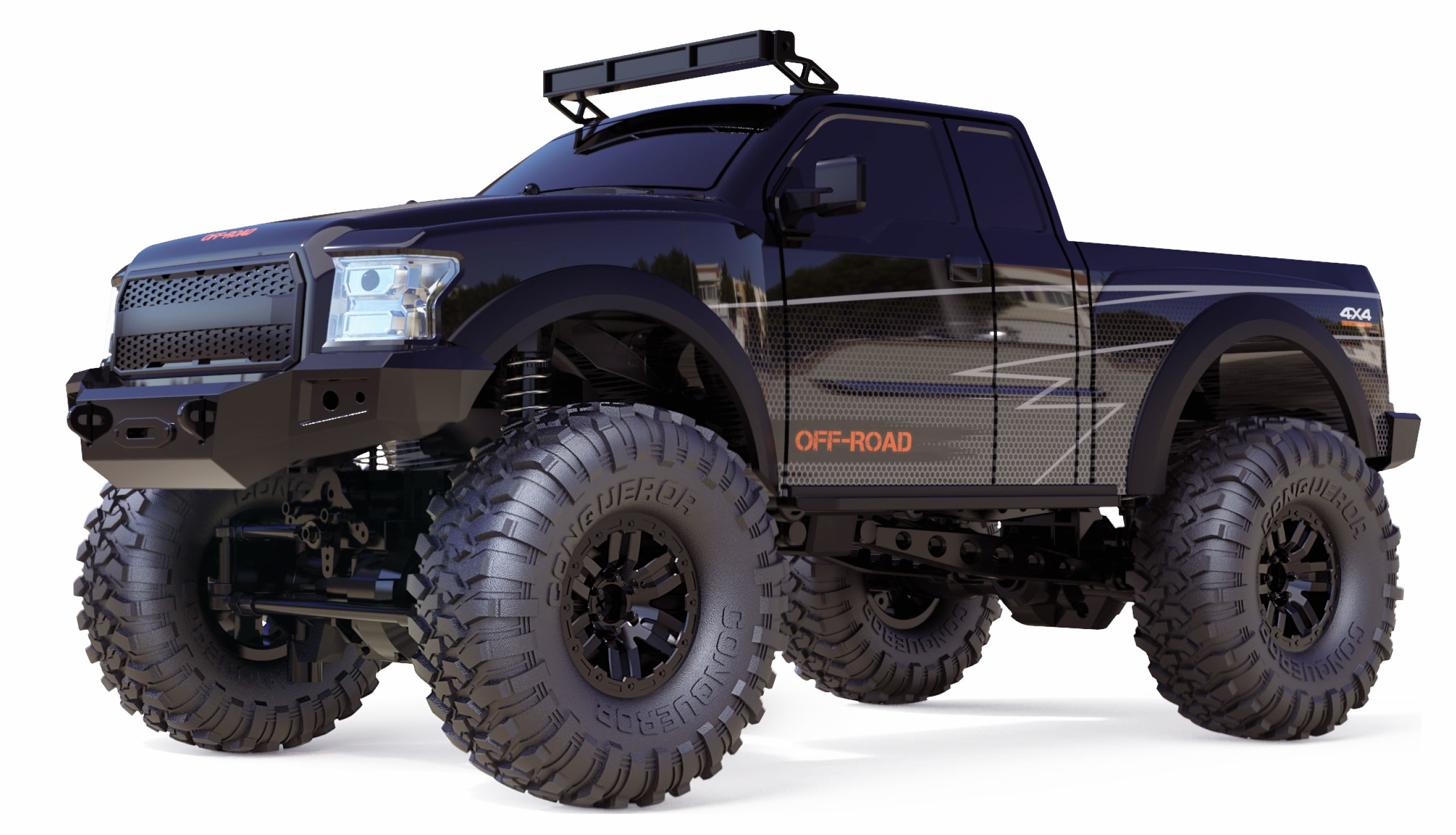 Amewi RC Auto Dirt Pickup Crawler LiIon 1500mAh schwarz /&shy;8+