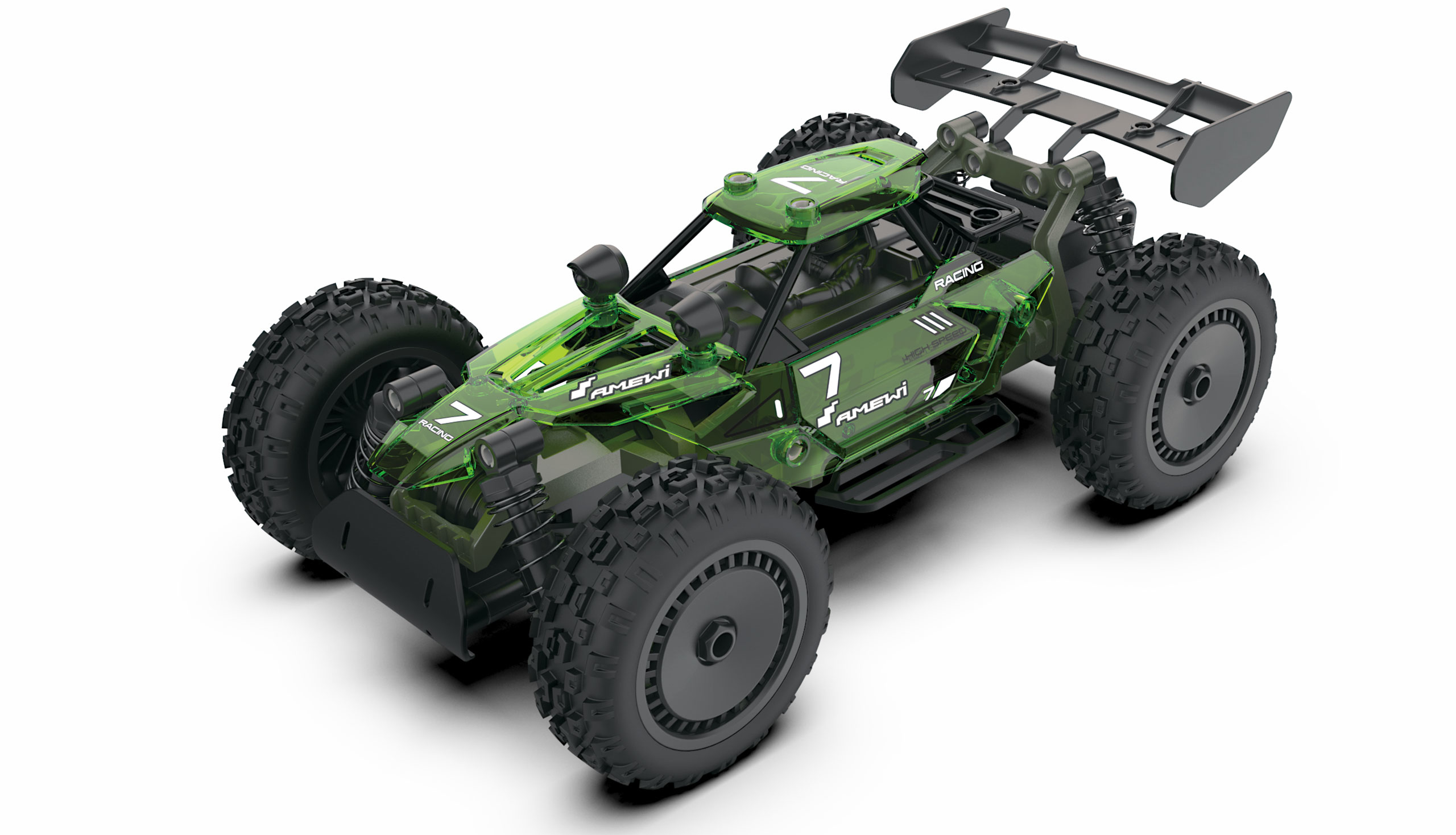 Amewi RC Auto Razor Buggy DIY/&shy;Ohne Akku 74Teile grün/&shy;8+