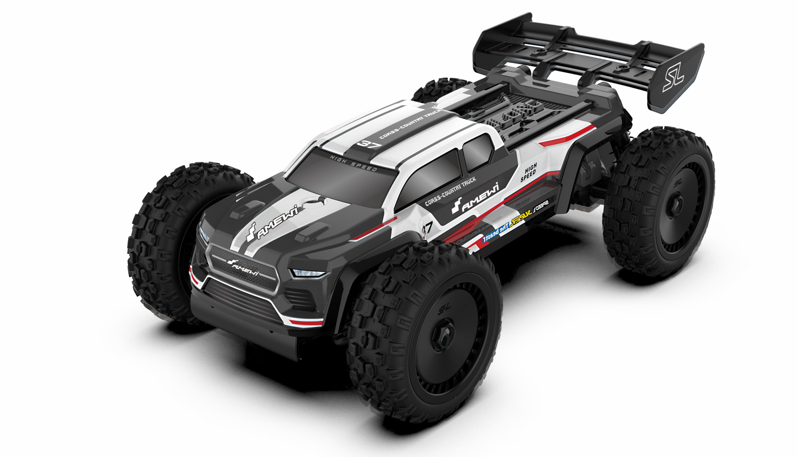 Amewi RC Auto Hero Truggy DIY/­Ohne Akku 51Teile weiß/­8+ Amewi RC Auto Hero Truggy DIY/­Ohne Akku 51Teile weiß/­8+
