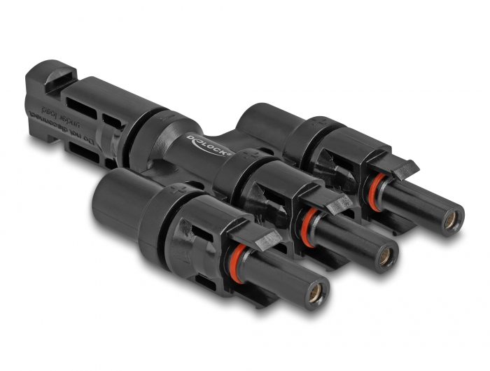DELOCK DL4 Solar Konnektor 1 x Stecker zu 3 x Buchse