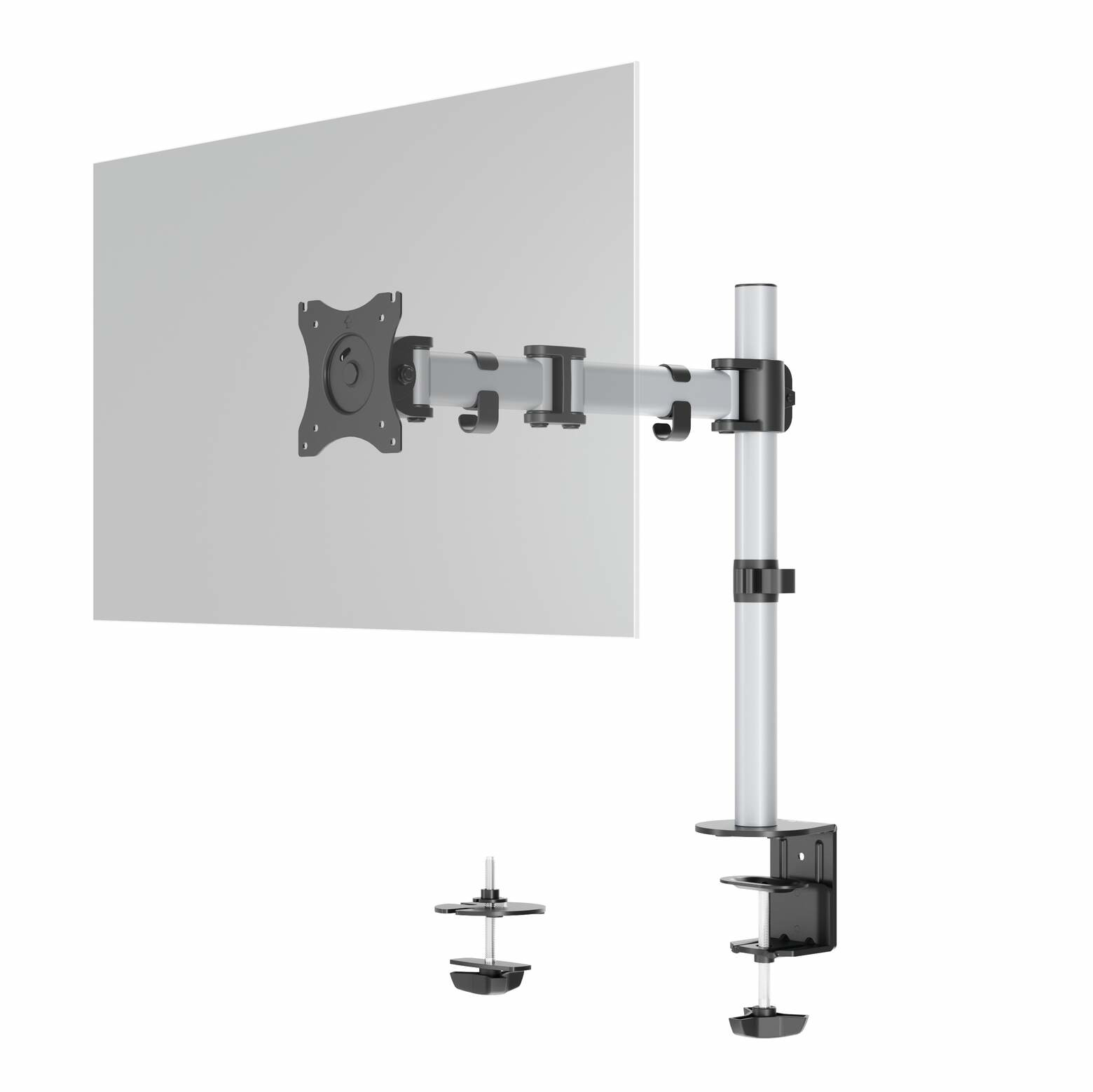DURABLE Monitorhalterung SELECT für 1 Mon. Tischbef Silber