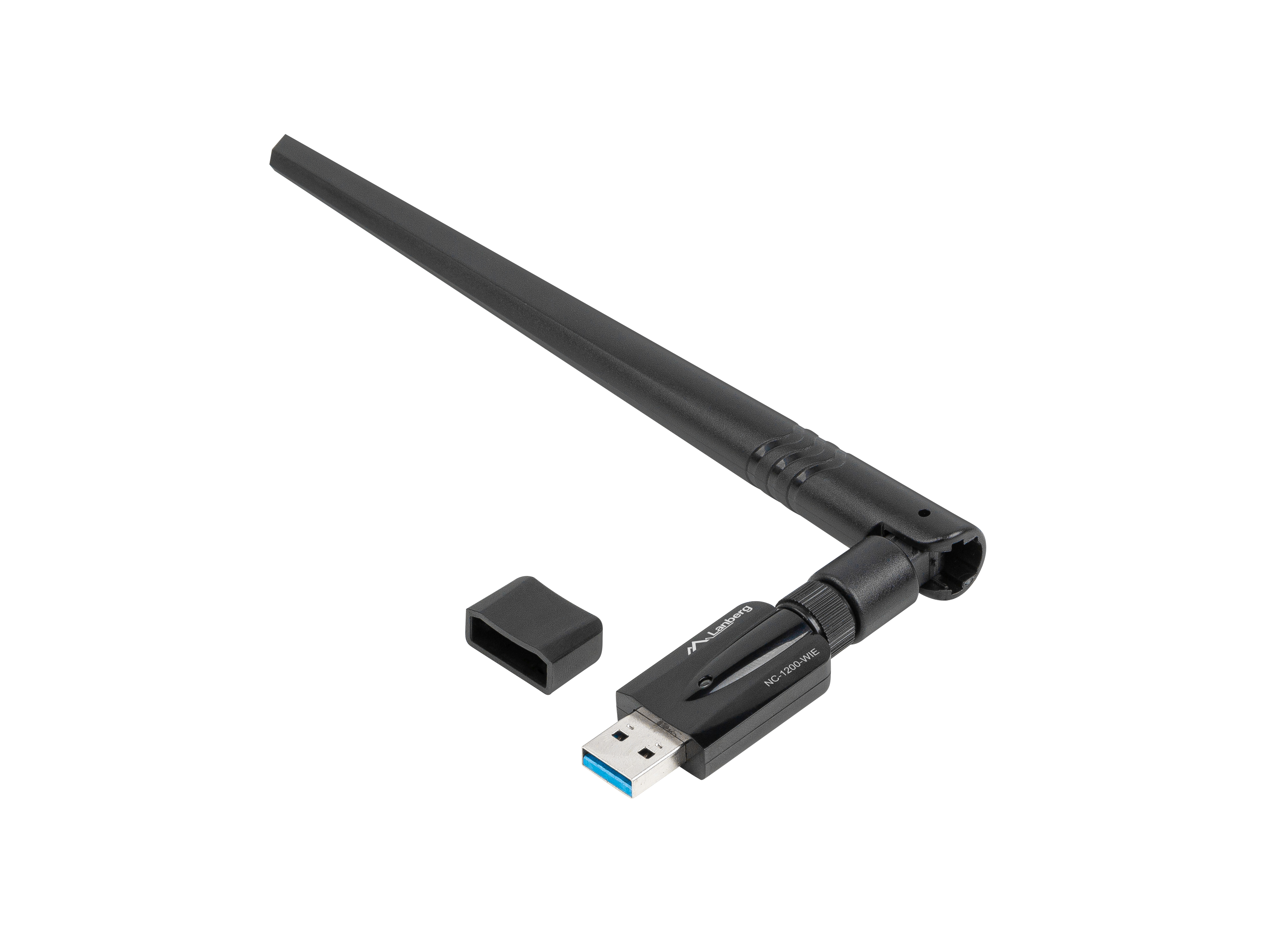 LANBERG drahtl. Netzwerkk. AC1200 DB USB 1x int. 1x ext.Ant.
