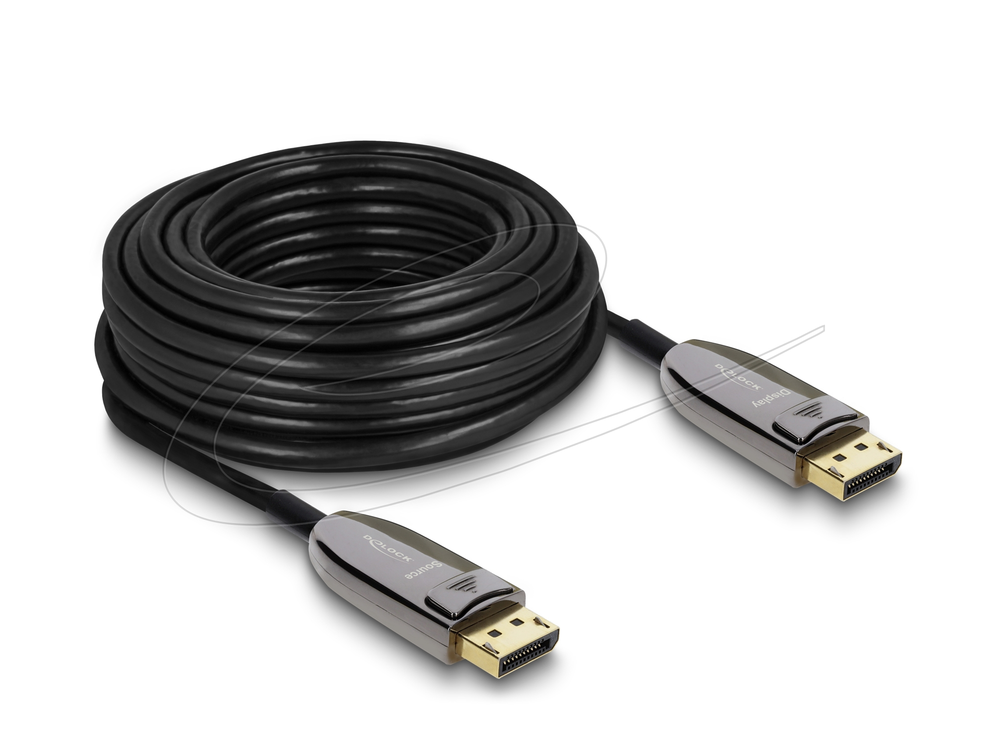 DELOCK Aktives optisches DisplayPort-Kabel 2.1 8K 15m DELOCK Aktives optisches DisplayPort-Kabel 2.1 8K 15m
