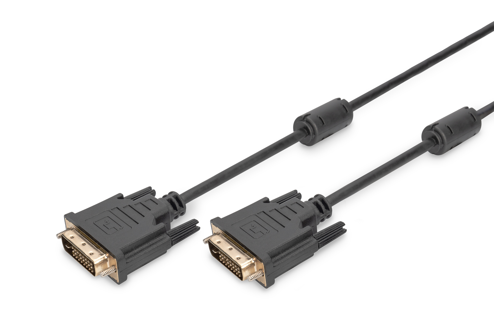 DIGITUS DVI-Anschlusskabel DVI 24+1 Dual Link 5m schwarz DIGITUS DVI-Anschlusskabel DVI 24+1 Dual Link 5m schwarz