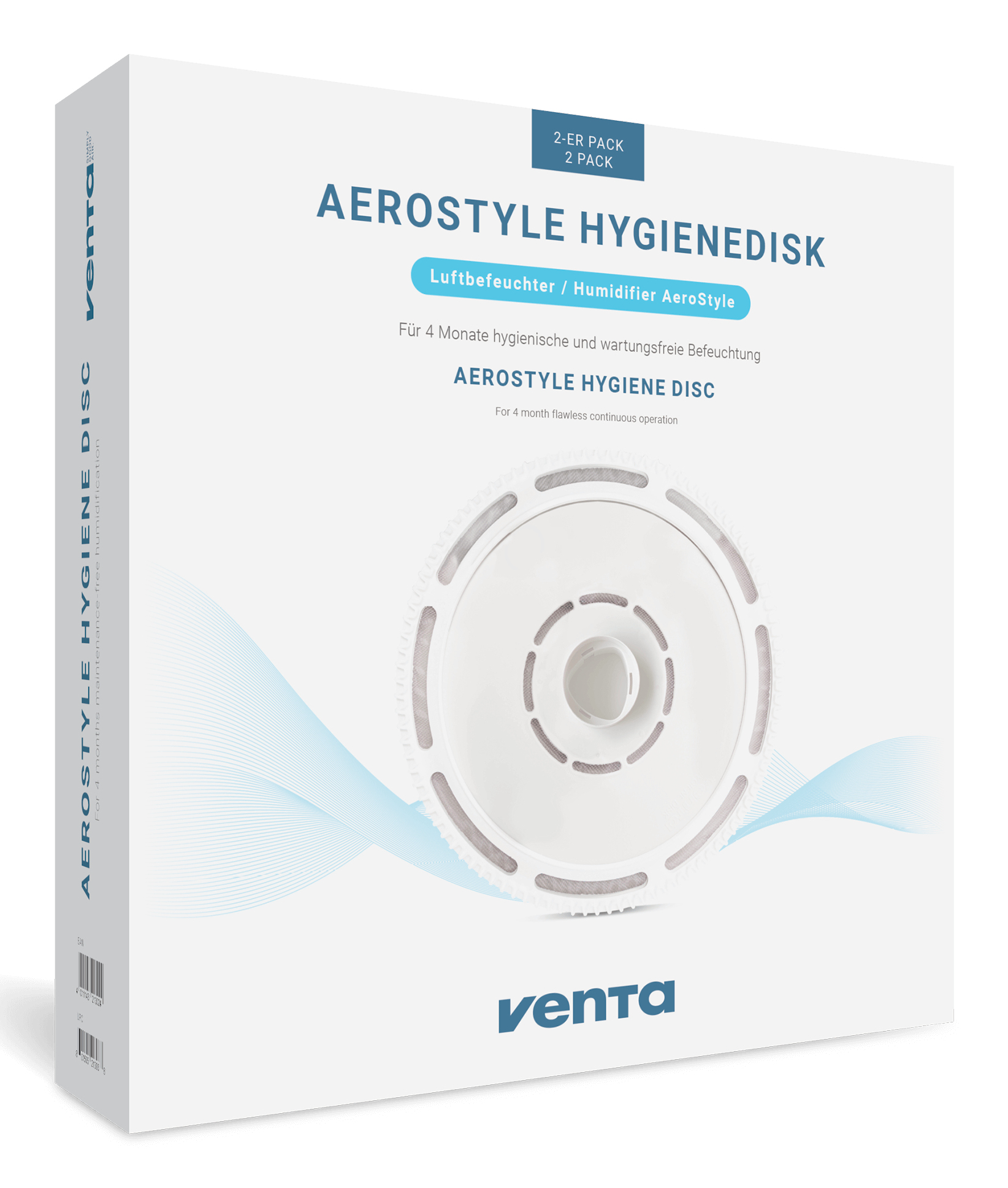 Venta Hygienedisk AeroStyle entkalkt reinigt hygienisch 2er Venta Hygienedisk AeroStyle entkalkt reinigt hygienisch 2er
