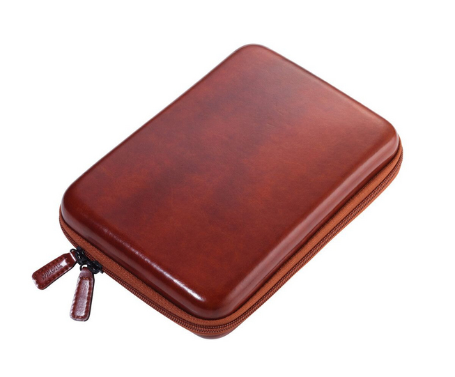 TROIKA Organizer-Etui BROWN TRAVEL CASE