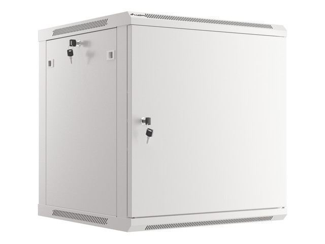 LANBERG 19" 12U 600x600 Wandgehäuse Metalltür (FlatPack) gr