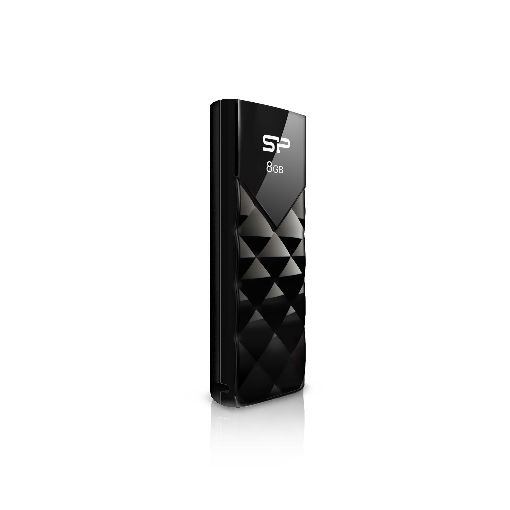Silicon Power USB-Stick  8GB USB2.0 U03 Black